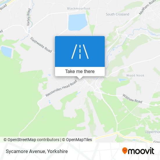 Sycamore Avenue map