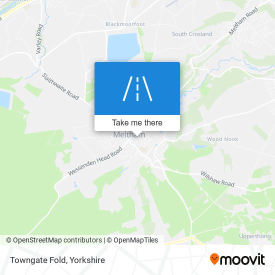 Towngate Fold map