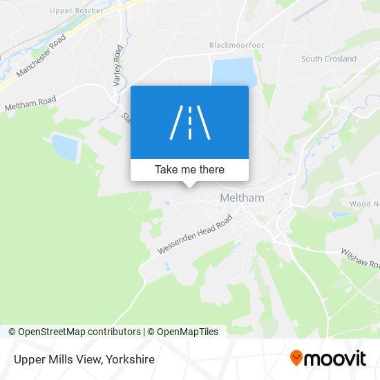 Upper Mills View map