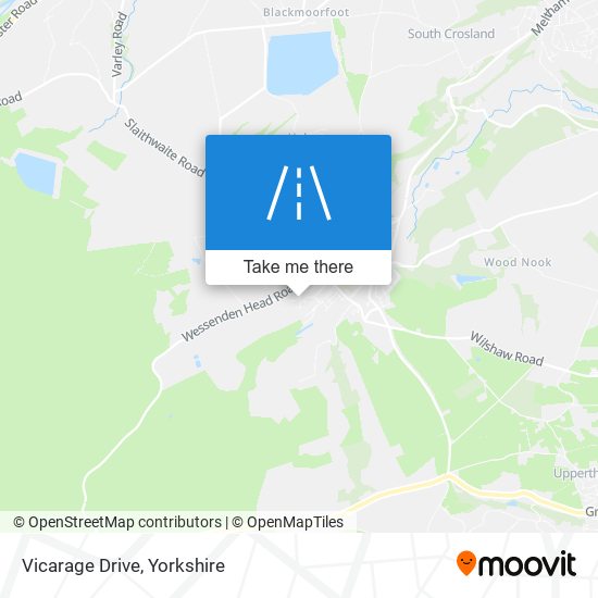 Vicarage Drive map