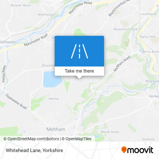 Whitehead Lane map