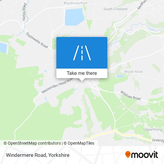 Windermere Road map