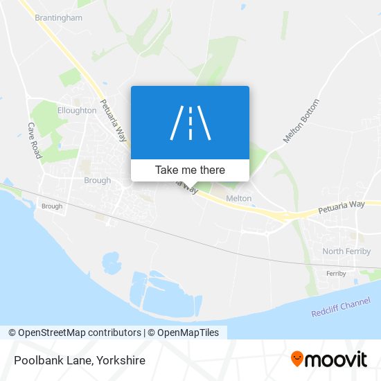Poolbank Lane map