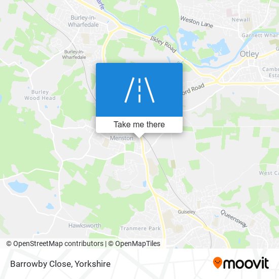 Barrowby Close map