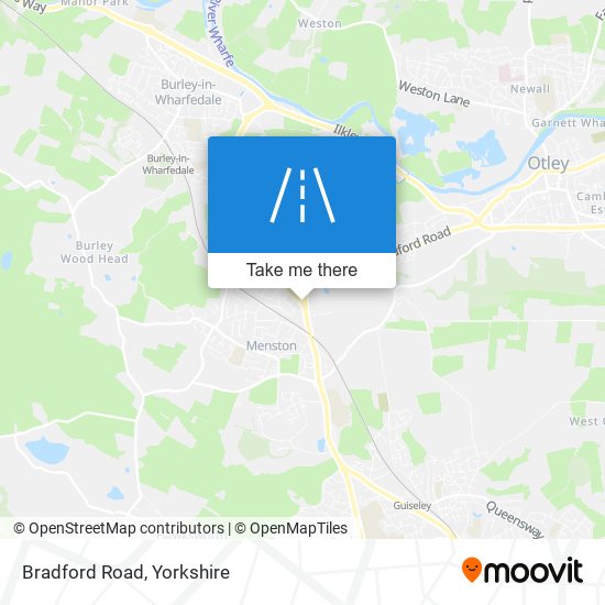 Bradford Road map