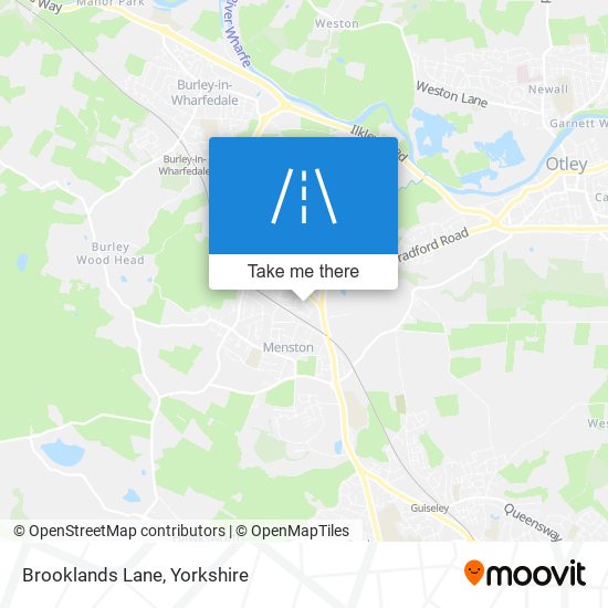Brooklands Lane map