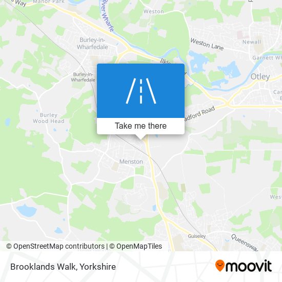 Brooklands Walk map
