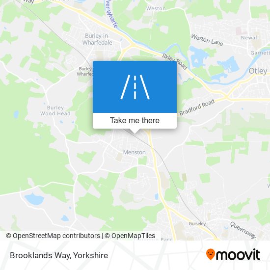 Brooklands Way map