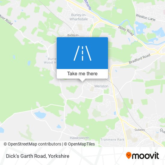 Dick's Garth Road map
