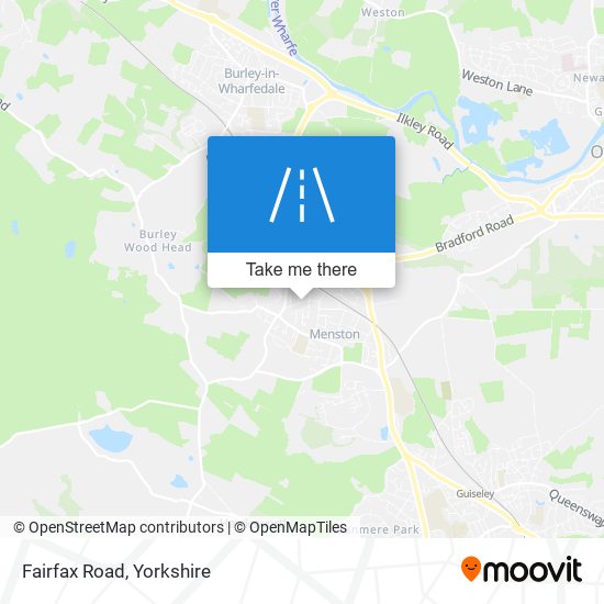 Fairfax Road map