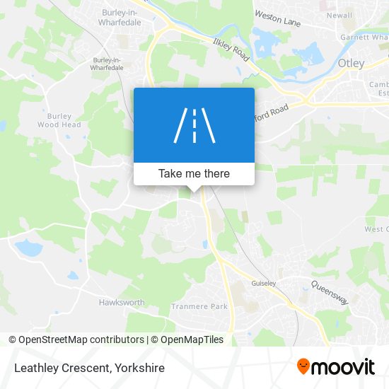 Leathley Crescent map
