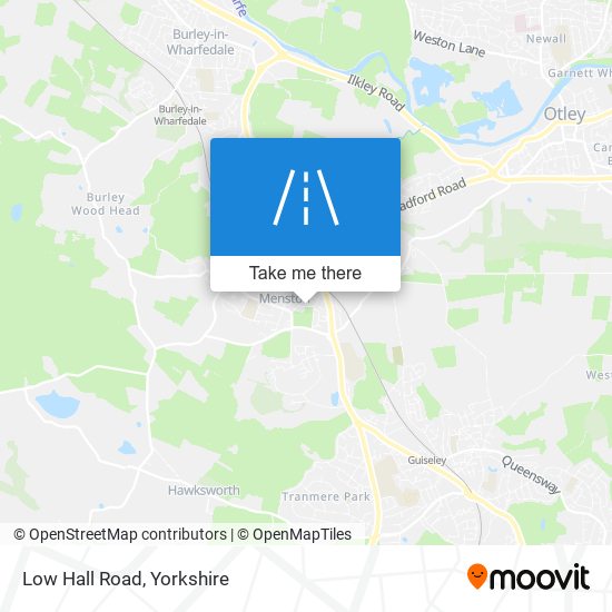 Low Hall Road map