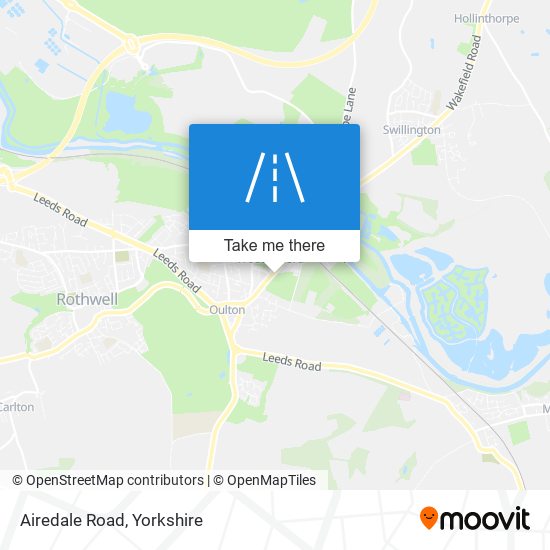 Airedale Road map