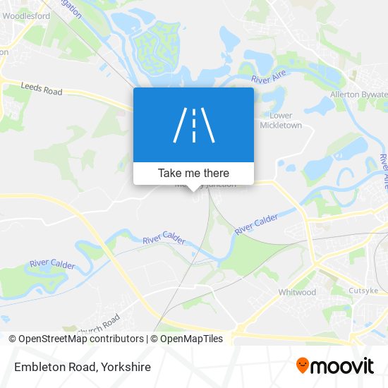 Embleton Road map