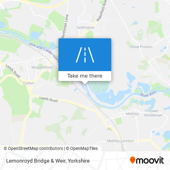 Lemonroyd Bridge & Weir map