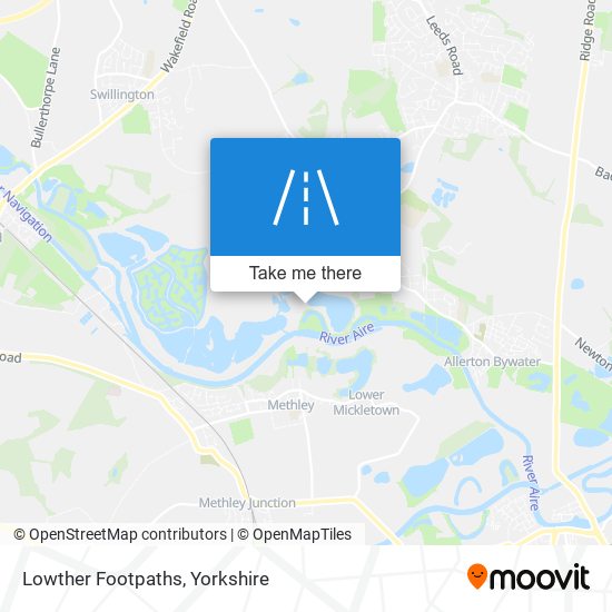 Lowther Footpaths map