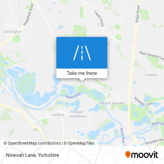 Ninevah Lane map