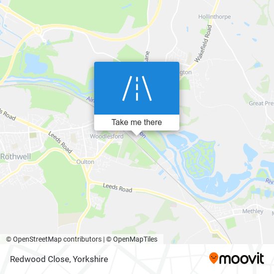 Redwood Close map
