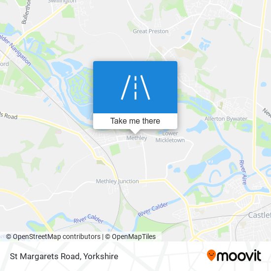 St Margarets Road map