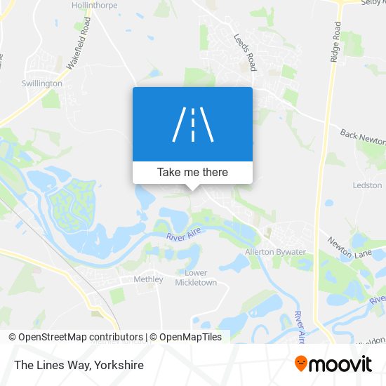 The Lines Way map