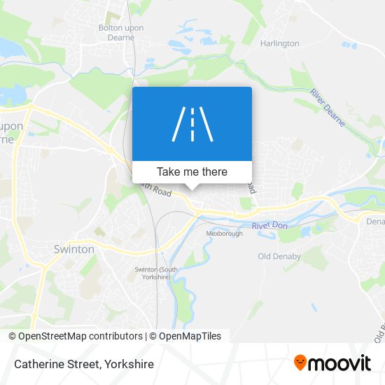 Catherine Street map