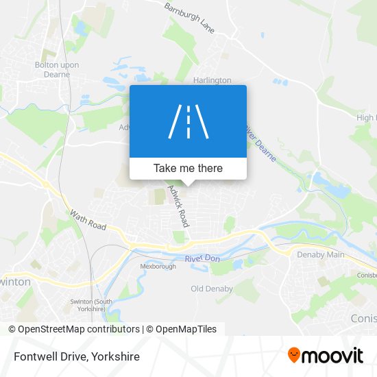 Fontwell Drive map
