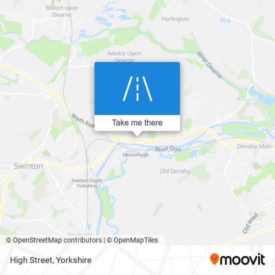High Street map