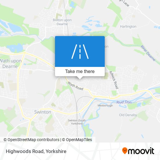 Highwoods Road map