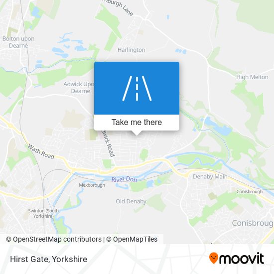 Hirst Gate map