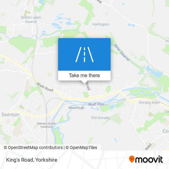 King's Road map