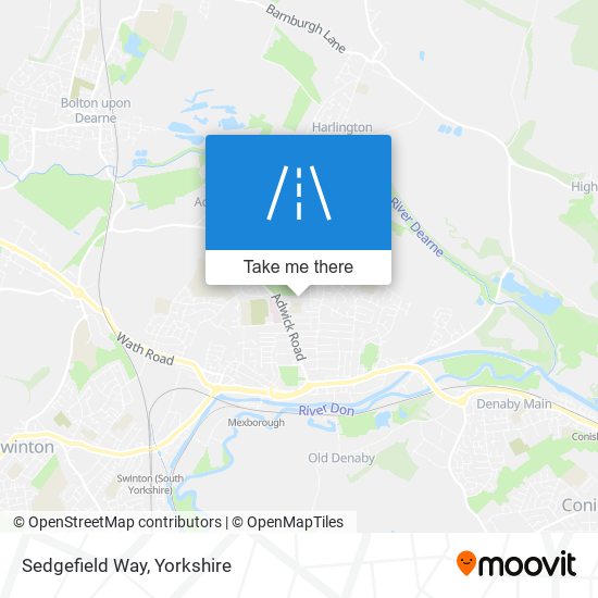 Sedgefield Way map