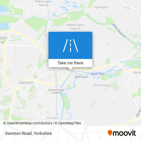 Swinton Road map