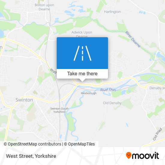 West Street map
