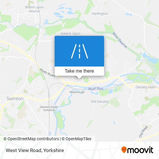 West View Road map