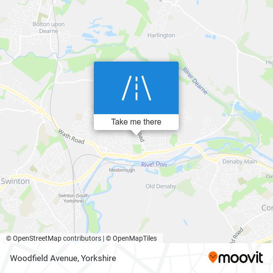 Woodfield Avenue map