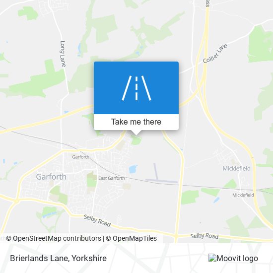 Brierlands Lane map