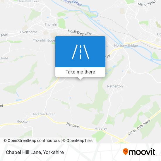 Chapel Hill Lane map