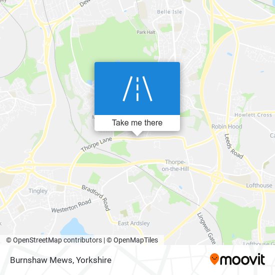 Burnshaw Mews map