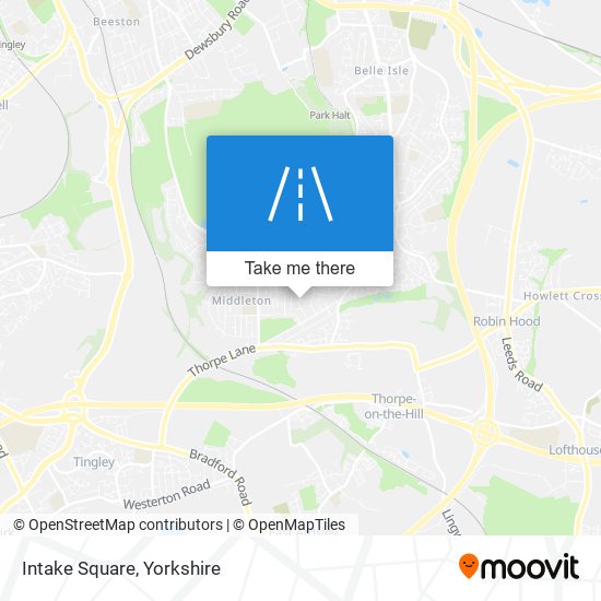 Intake Square map