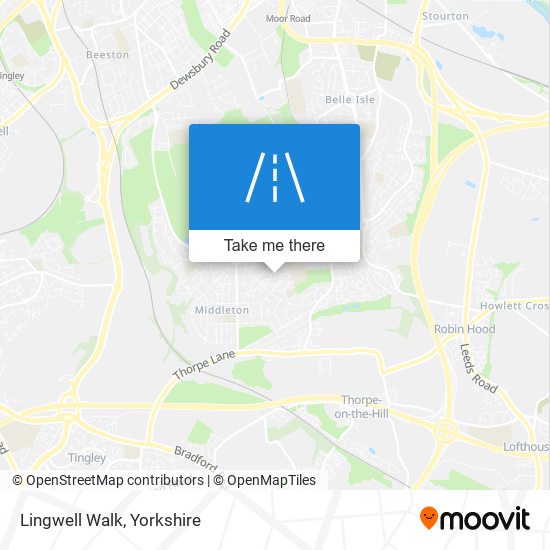 Lingwell Walk map