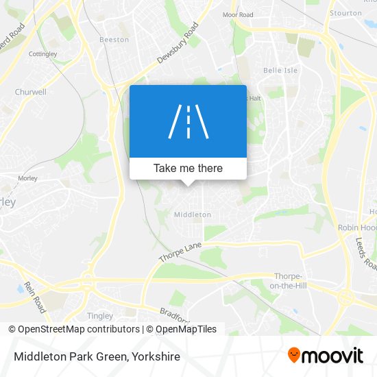 Middleton Park Green map