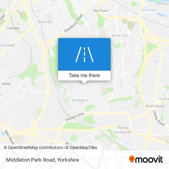 Middleton Park Road map
