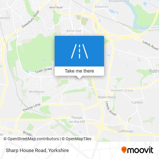 Sharp House Road map