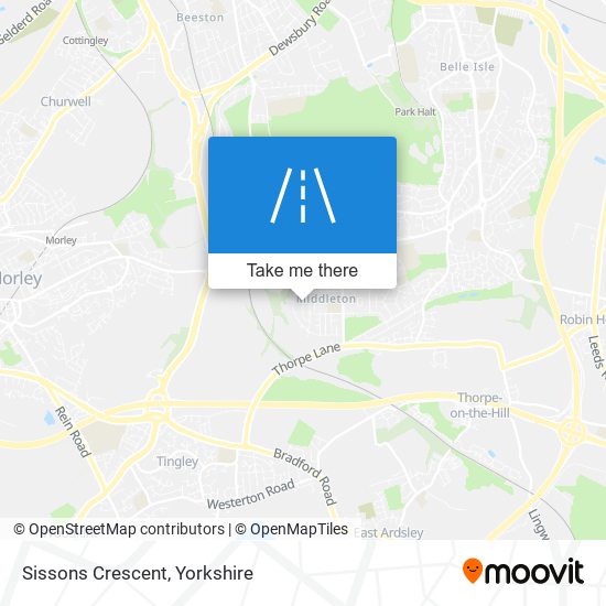 Sissons Crescent map