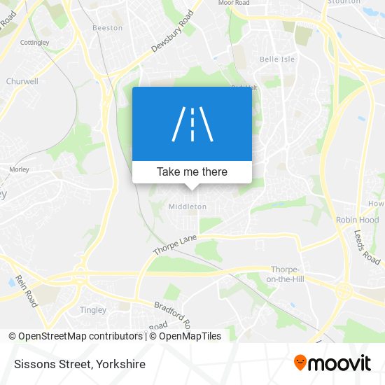 Sissons Street map
