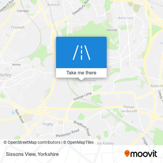 Sissons View map