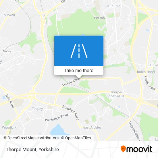 Thorpe Mount map