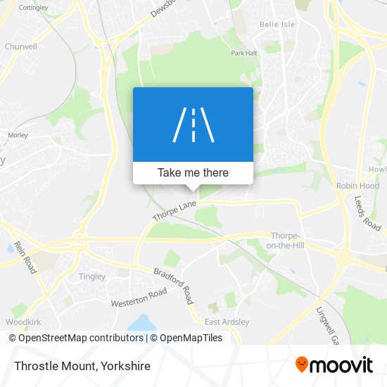 Throstle Mount map