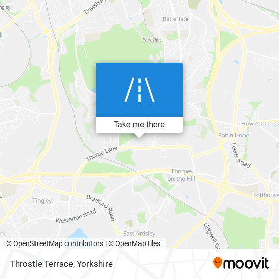 Throstle Terrace map