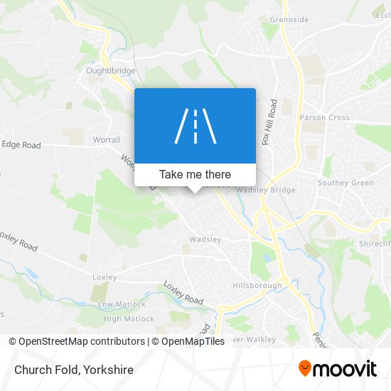 Church Fold map